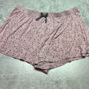 GAP Pink Star Pattern Women's Pajama Shorts
